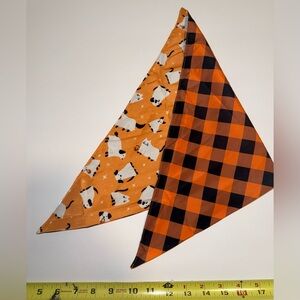 Halloween reversible ghost Dog bandanna scarf